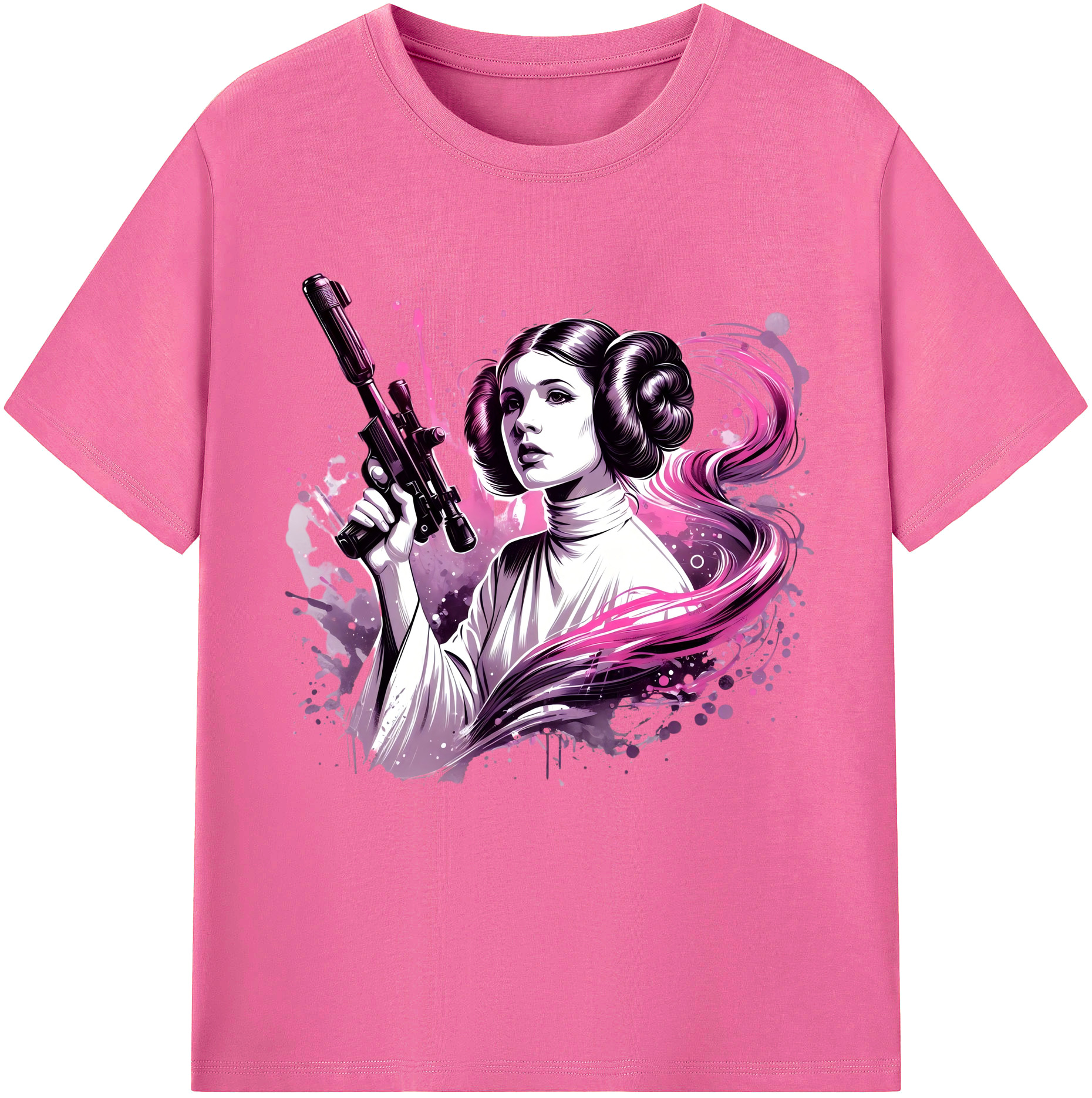 （画像用） スター・ウォーズ Star Wars レディースカジュアルプリントTシャツ（綿100％）